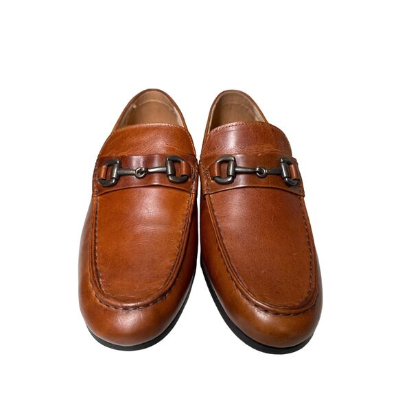 Steve Madden perfct brown leather slip on loafers - Picture 1 of 7
